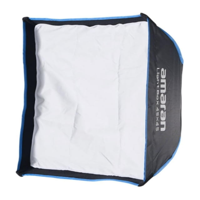 Caja de luz Amaran cuadrada de 45 x 45 cm para fotógrafos/camarógrafos