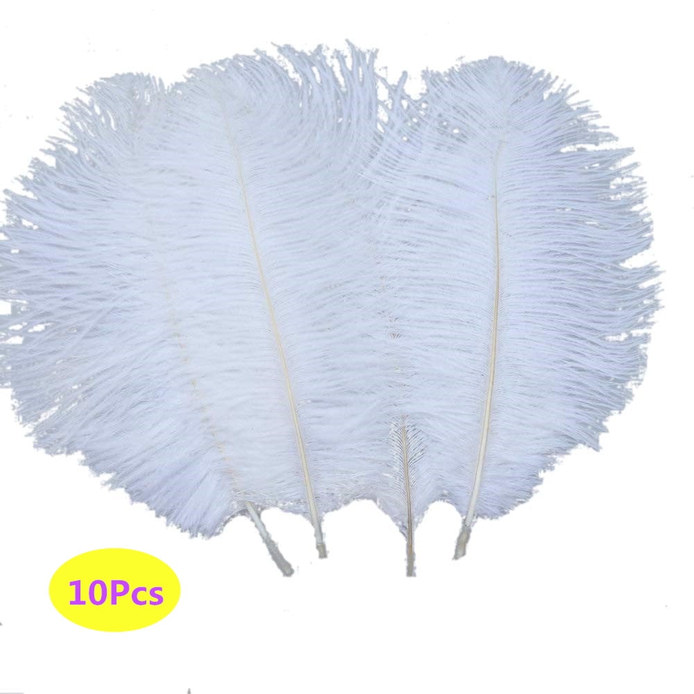 Craft Feathers, 1214 inches Ostrich Feather Real Natural Feather for