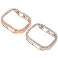 thumbnail image 3 of 2 Pcs Étui de Montre Incrusté de Diamants Protecteur de Montre Compatible pour Apple Watch 8, 3 of 8