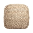 thumbnail image 4 of Ox Bay Julian Round Natural Solid Indoor Pouf Ottoman, 18"H x 18"W, 4 of 6