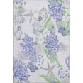 thumbnail image 2 of Addison Rugs Mayfield Washable Coastal Coral Blue Rectangle Rug, 3' x 5', 2 of 6