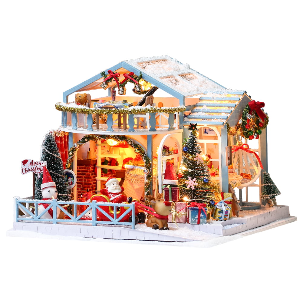 DIY Dollhouse Miniature 3D Doll House Kits Box Theatre Gifts Home Decor Kid A2D4 