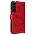 thumbnail image 6 of TECH CIRCLE Galaxy S24 Plus Wallet Case,Butterfly Embossed PU Leather Flip case Cover Stand Feature with Wrist Strap and Card Holder Protective Phone Case for Samsung Galaxy S24 Plus 6.6", Red, 6 of 11