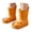 N94 Orange, variant on Rain Boots For Girls Mid Calf Capybara Design Waterproof Lightweight Cute Rainy Season Toddler Rain Boots Size 4-4.5 Years Coffee