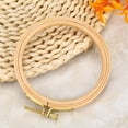 thumbnail image 2 of Rdeghly Hand Embroidery Hoop Wooden Circle Frame for Cross Stitch Embroider Needle Arts DIY Tool, Embroidery Hoop,Embroidery Frame, 2 of 6