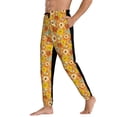 thumbnail image 3 of Xecao Daisy maple fall Print Active Tech Joggers for Men, Mens Sweatpants Lounge Pants with Pockets-XX-Large, 3 of 5