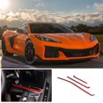 thumbnail image 4 of TINKI Soft 3D Real Carbon Fiber Car Dashboard Panel Trim Sticker Trim Compatible with Corvette C8 Stingray Z06 Z51 2020 2021 2022 2023 Interior Center Console Kit, 4 of 17