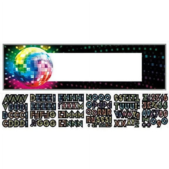 Disco Fever Personalized Giant Sign Banner