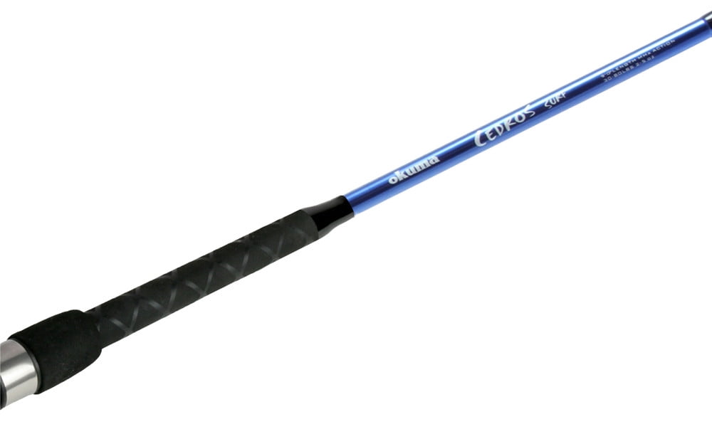 Large, Black/Blue/Silver Okuma Longitude Surf Graphite Rods 