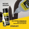 thumbnail image 4 of Adhesivo STANLEY CA con activador para carpintería, 50 ml + 200 ml, 4 of 7