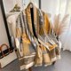 thumbnail image 1 of Pashmina gruesa de Cachemira para mujer, chal cálido de marca de lujo, 180x65cm, manta, Bufanda para el cuello, Echarpe, invierno, 2022 Fivean unisex, 1 of 2