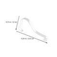 thumbnail image 2 of 10Pcs Shoe Display Racks High Heels Rack Shoe Display Brackets (Transparent), 2 of 9