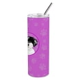 thumbnail image 3 of Shih-Tzu Black and White #4 Stainless Steel 20 oz Skinny Tumbler 3 in x 8.25 in, 3 of 4