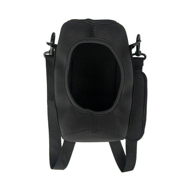 Greeniant Funda para botella de agua, portátil, para deportes al aire libre, Camping, ciclismo, mochilero, portavasos, tetera, funda organizadora Mochilas de mochilero Negro Greeniant OD028927-01