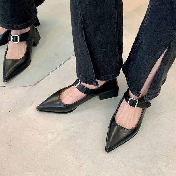 Zapatos de tacón grueso con remaches para mujer, sandalias informales, estilo urbano, Punk, Vintage, para primavera y verano, 2023