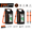 Black and Orange, variant on 2 Pack Waterproof Dry Bag 5L with Phone Window, Waterproof Storage Bag with Adjustable Strap for Kayaking, Fishing, Camping and Beach