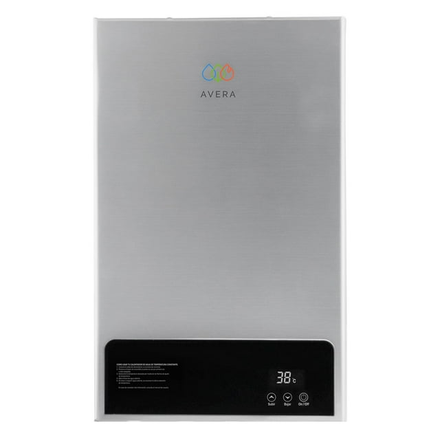 Calentador de agua instantáneo modulante para gas LP de 10 Litros, 2 Servicio, Boiler de paso AVERA, CM10