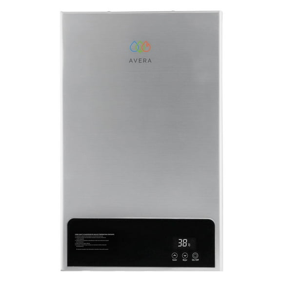 Calentador de agua instantáneo modulante para gas LP de 10 Litros, 2 Servicio, Boiler de paso AVERA, CM10