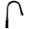 thumbnail image 5 of Polished Chrome Square Gooseneck Pull Down Kitchen Faucet, 5 of 8