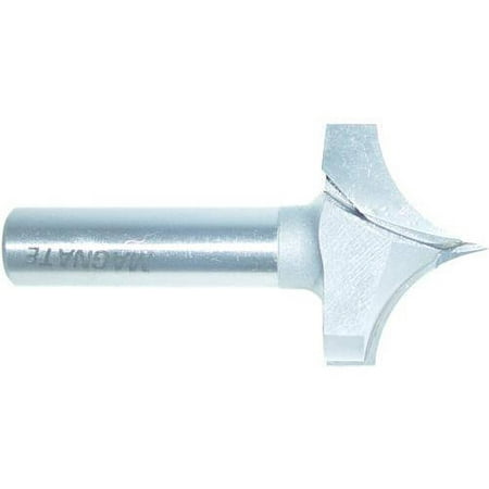 

Magnate 7517 Point Cutting Roundover Router Bits — 3/4 Radius; 1/2 Shank Diameter; 1 Cutting Length; 2 Shank Length