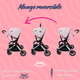 thumbnail image 5 of Carriola 4 En 1 Georgina LX | Reversible | Portabebé Ibaby rosa, 5 of 10
