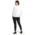 thumbnail image 3 of Blusa Con Detalle de Flor Roman Fashion Juvenil 5106 Blanco, 3 of 5