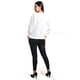 thumbnail image 3 of Blusa con detalle de flor en hombro Roman Fashion /Juvenil, 5106 (Blanco) blanco M, 3 of 5