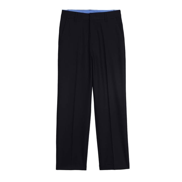 Pantalón de Vestir para Niños IZOD Bi-Stretch con Frente Plano Azul, Talla 8