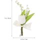 thumbnail image 3 of 2 uds flor de tulipán Artificial TUNC ramillete boutonniere boda traje nupcial vestido fiesta, 3 of 5