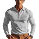 thumbnail image 2 of pstuiky Camisas casuales de manga larga para hombre, Camisa de manga larga con botones de solapa de color liso para hombre que cultiva la integridad moral camisetas de hombre xl, 2 of 5