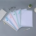 thumbnail image 6 of 10Pc Mesh Zipper Pouch Bags, A4 Letter Size, Zipper Bags with Label Pocket, Waterproof Bag for Classroom Organizer, Office Supplies, Storage Pouches for Board Game Toy Storage by Elapind, 6 of 7