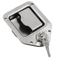thumbnail image 1 of 1 Set RV Door Latch Useful Stainless Steel Safety Lock Door Latch for Toolbox RV, 1 of 6