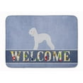thumbnail image 1 of Carolines Treasures BB5498RUG Bedlington Terrier Welcome Machine Washable Memory Foam Mat, 1 of 4