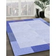 thumbnail image 3 of Ahgly Company Machine Washable Indoor Rectangle Transitional Heavenly Blue Area Rugs, 2' x 5', 3 of 7