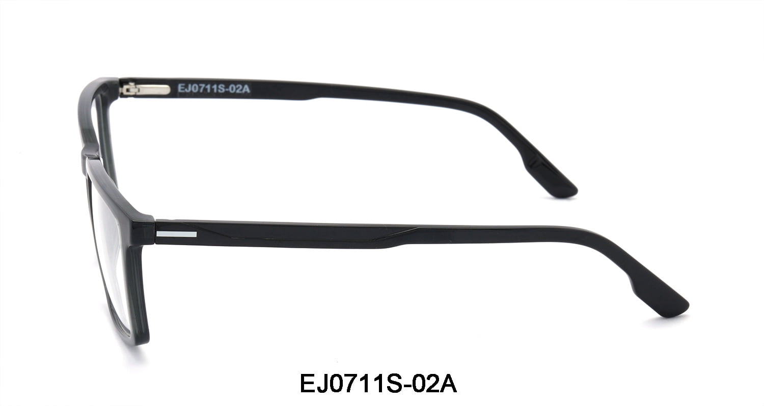 Men's Teddy Rx'ble Eyeglasses with Case, Dark Grey