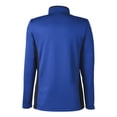 thumbnail image 5 of Harriton M786W Women's Flash Snag Protection Plus IL Colorblock Quarter-Zip Pullover-True Royal/ Black-L, 5 of 6