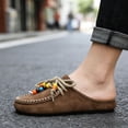 thumbnail image 6 of BERANMEY Cork Mules for Women Boho Slip-On Womens Mules with Memory Foam Comfort & Non-Slip Cork Sole Casual Indoor Outdoor Clogs for Women & Men, 6 of 7