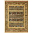 thumbnail image 2 of Unique Loom Fars Collection Tribal Modern Casual Area Rug, 9 x 12 Feet, Tan/Navy Blue, 2 of 2