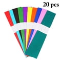 thumbnail image 1 of 20PCS Crepe Paper Assorted Color Multipurpose DIY Craft Paper Florist Paper, 1 of 9
