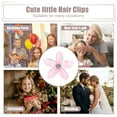 thumbnail image 7 of Unique Bargains 20 Pcs Small Flower Hair Clips Mini Flower Hair Clips for Girls Cute Hairpin for Fine Hair Light Pink, 7 of 7