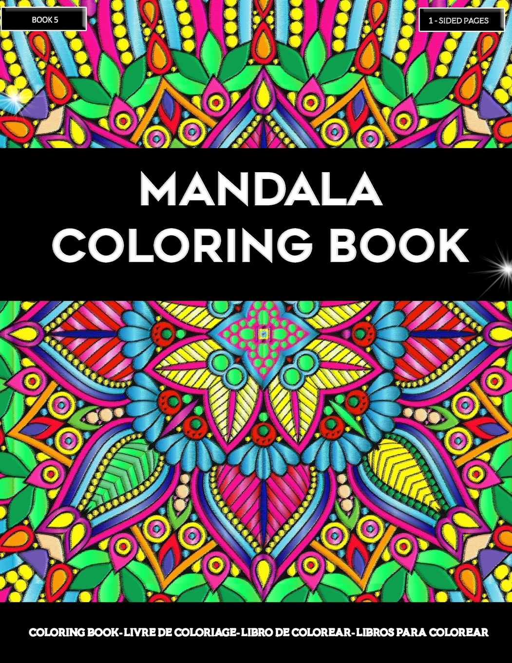 Mandala Coloring Book Fun and Easy Coloring Pages for Grown Ups Featuring  Beautiful Mandala Designs for Stress Relief, Relaxation and Boost ...