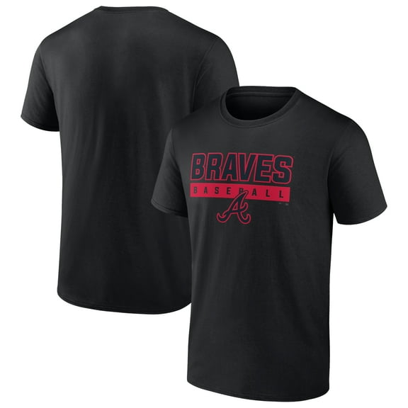 Men's Black Atlanta Braves In The Mitt T-Shirt