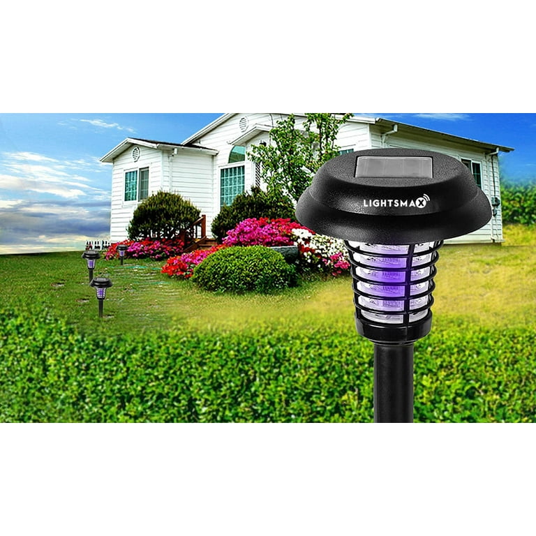 LIGHTSMAX Solar Ground Lights,8 LEDS Solar Disk Lights Powered Waterproof Garden Pathway Outdoor In-Ground Lights for Yard,Deck,Lawn,Patio and Walkway,White (4 Pack) (White) LIGHTSMAX Solar Ground Lights,8 LEDS Solar Disk Lights Powered Waterproof Garden Pathway Outdoor In-Ground Lights for Yard,Deck,Lawn,Patio and Walkway,White (4 Pack) (White)