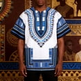 thumbnail image 2 of FEIFLY Tshirts Men T-Shirt Featuring African Print Unisex Crewneck Tee For Everyday Wear Soft Fabric Comfortable Fit Versatile Casual Tops Versatile T-Shirts, 2 of 6