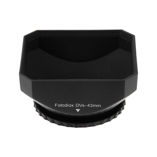 Fotodiox Video Camera, Camcorder DV Lens Hood, Sun Shade Black