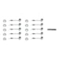thumbnail image 3 of Zipbolt 13.950 Angled Slipfix Railbolt - Angled Staircase Handrail or Banister to Newel Post Connector (Upper Connection) - 10 Bulk Pack, 3 of 10