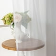 thumbnail image 2 of Xukmct Pack of 2 Sheer Curtains Light Filtering Rod Pocket Curtain Solid Color Window Sheer Curtain for Kitchen, Bedroom, Living Room, 52" x 54", 2 of 7