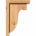 thumbnail image 3 of 5 1/2"W x 8"D x 12"H Del Monte Smooth Corbel w/Backplate, Western Red Cedar, 3 of 9
