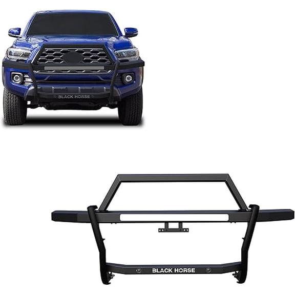Black Horse Rambler Grille Guard Modular Black Compatible with 2010-2024 Toyota 4Runner-RAGT20
