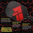thumbnail image 2 of Uxcell Graphite Pickleball Paddles  Pickleball Set Carbon Fiber Surface Honeycomb Core Racket with Protective Cover, 2 of 7